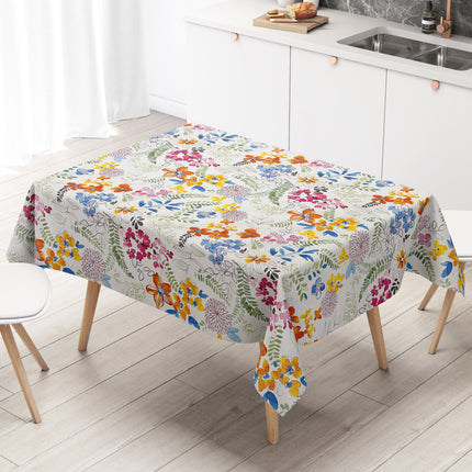 Wachstuchtischdecke Blumen Blüten