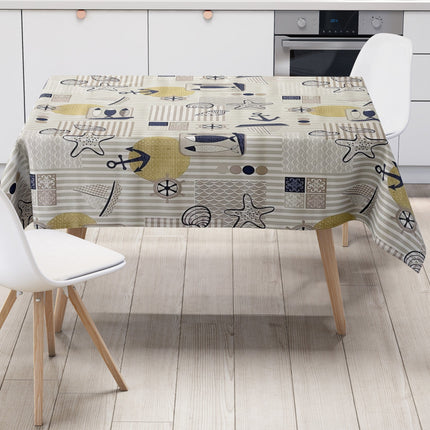 Wachstuch Tischdecke maritim