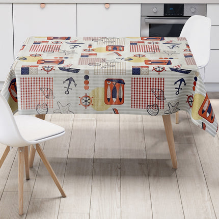 Wachstuch Tischdecke maritim