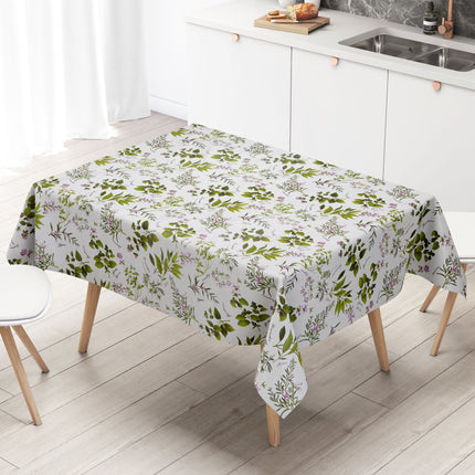 Wachstuchrolle Meterware Rollenware B8966-01 Kräuter auf creme