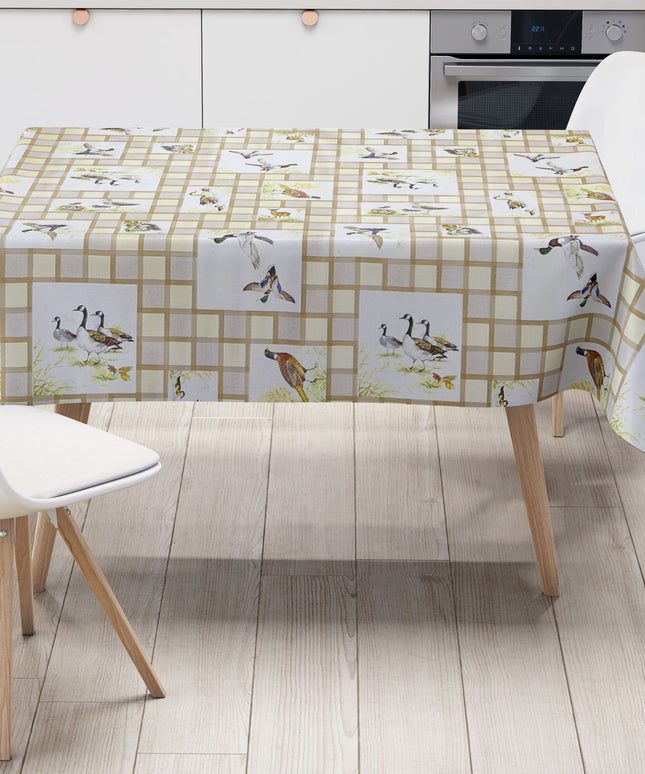 Wachstuch Rolle SONDERPOSTEN Wildmotiv Enten B8971-01 Rollenware