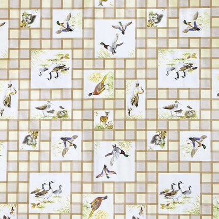 Wachstuch Rolle SONDERPOSTEN Wildmotiv Enten B8971-01 Rollenware