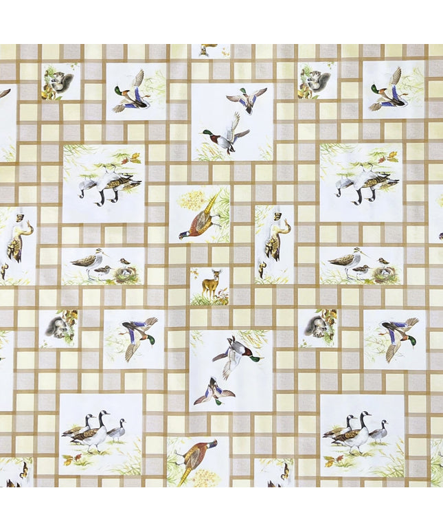 Wachstuch Rolle SONDERPOSTEN Wildmotiv Enten B8971-01 Rollenware