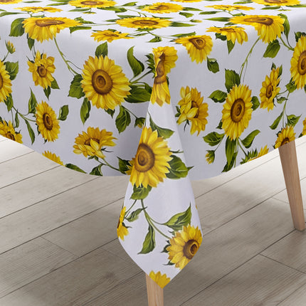 Wachstuch Tischdecke Sonnenblumen