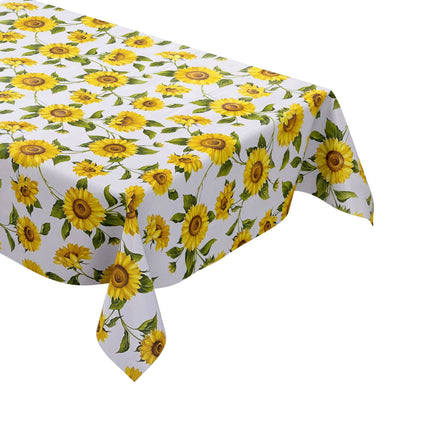Wachstuch Tischdecke Sonnenblumen