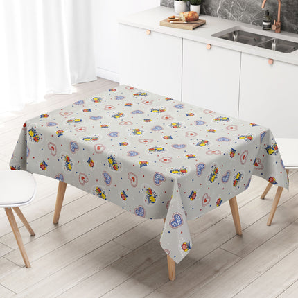 Wachstuch Rolle SONDERPOSTEN Eulen Herzen B9000-01 Rollenware