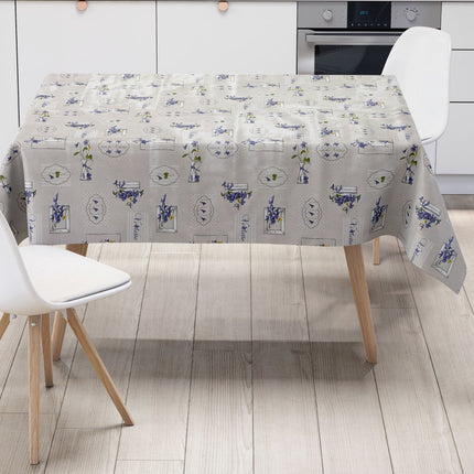 Wachstuch Tischdecke B9027-01 lila Veilchen Blumen eckig rund oval
