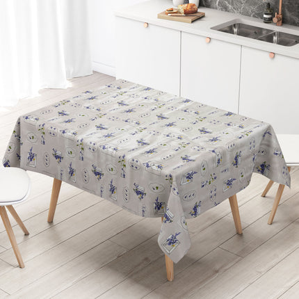Wachstuch Tischdecke B9027-01 lila Veilchen Blumen eckig rund oval