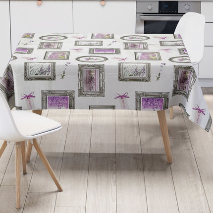 Wachstuch Tischdecke lavendel