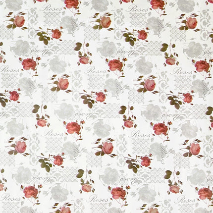 wachstuchshop24 abwaschbare Tischdecke Wachstuch eckig rund oval Rosen Blumen