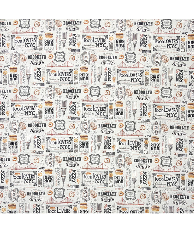 textile Tischdecken Burger Amerika Bier Bagels
