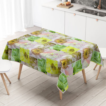 Wachstuch Tischdecke BB40 Pusteblume Blüten Patchwork eckig rund oval