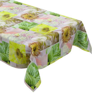 Wachstuch Tischdecke BB40 Pusteblume Blüten Patchwork eckig rund oval
