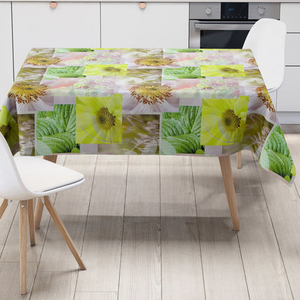 Wachstuch Tischdecke BB40 Pusteblume Blüten Patchwork eckig rund oval