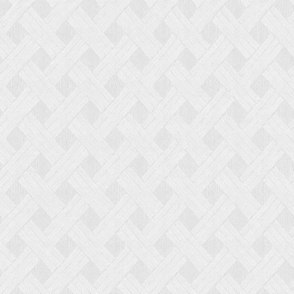 Jacquard Tischdecke aus beschichteter Baumwolle mit Fleckenschutz BENLLIURE weiß Rauten - Größe, Form und Einfassung frei wählbar