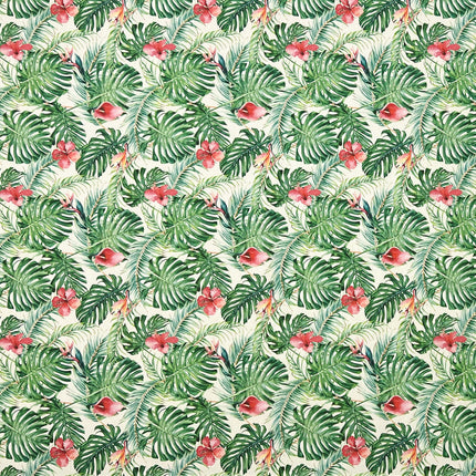 textile Tischdecke Monstera Dschungel