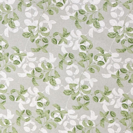 Jacquard Tischdecke aus beschichteter Baumwolle mit Fleckenschutz BLANCHE Basilikum eckig rund oval