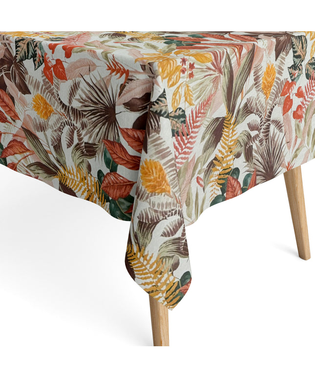 Baumwoll Tischdecke Dschungel Herbst