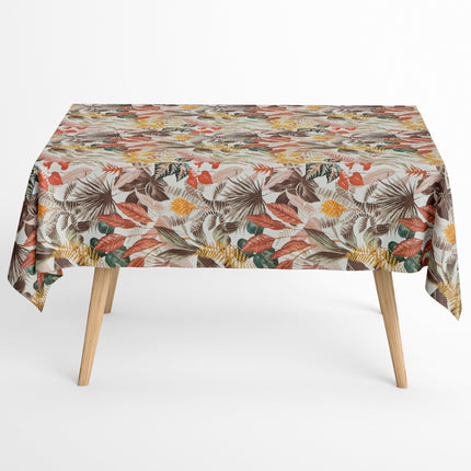 Baumwoll Tischdecke Dschungel Herbst