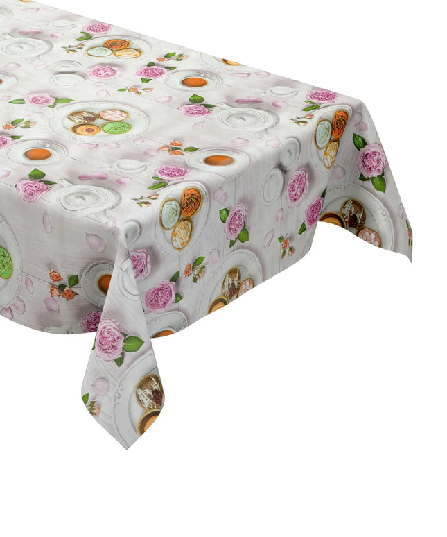 Wachstuch Tischdecke Kaffemotiv