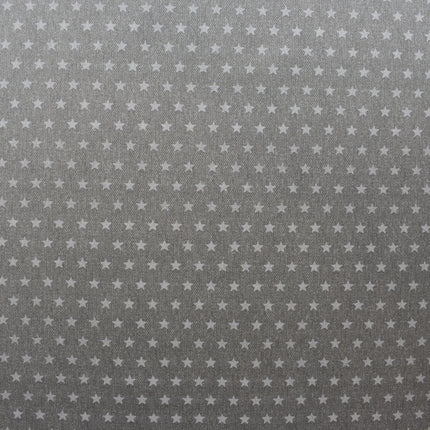 Baumwolltischdeckegrau mit Sternen eckig rund oval