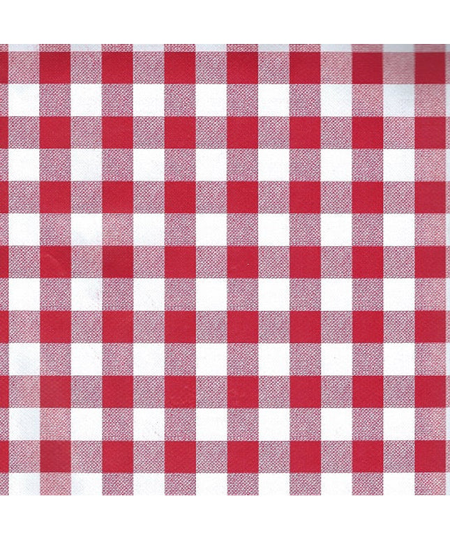 Wachstuchrolle Meterware Rollenware C141011 rot klein kariert