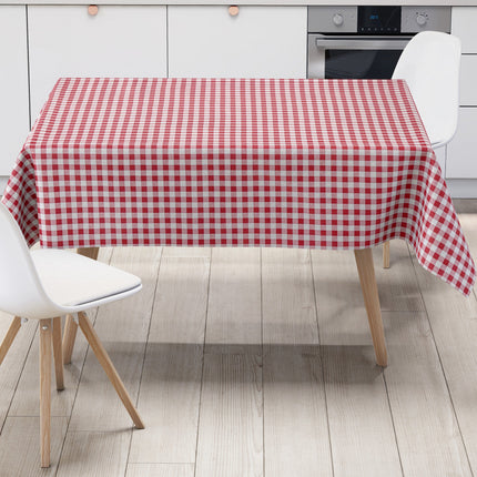 Wachstuch Tischdecke kariert rot Vichy
