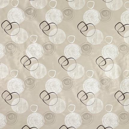 Wachstuch Tischdecke beige Linien