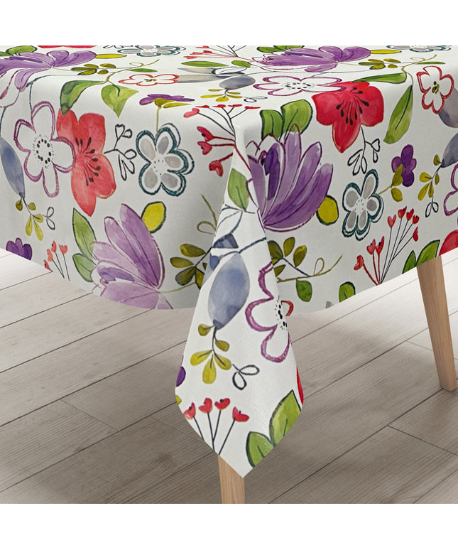 Wachstuch Tischdecke Blumenwiese