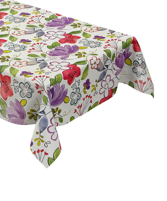Wachstuch Tischdecke Blumenwiese