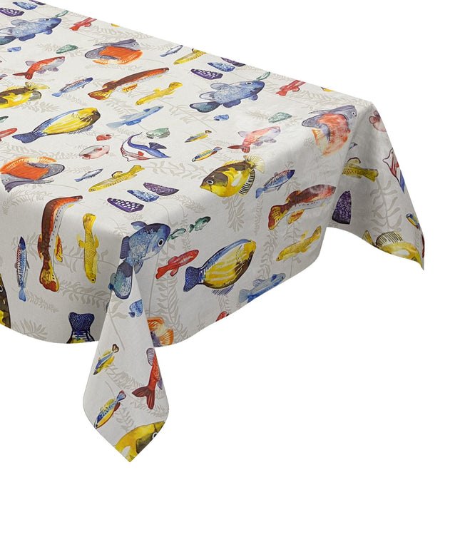 Wachstuchtischdecke Fische
