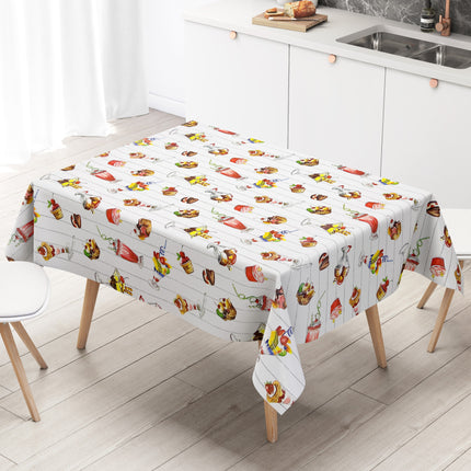 Wachstuch Tischdecke Eisbecher