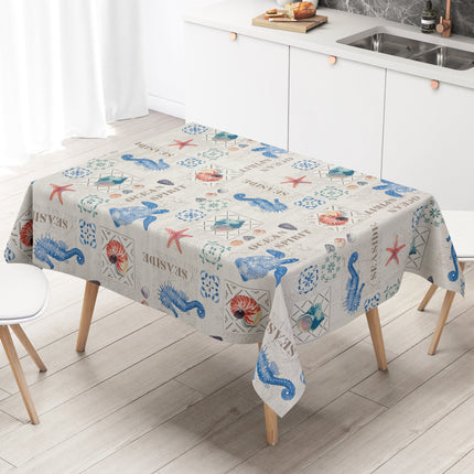 Wachstuch Tischdecke maritim