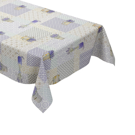 Wachstuch Tischdecke C142361 Provence Lavendel Ornamente eckig rund oval