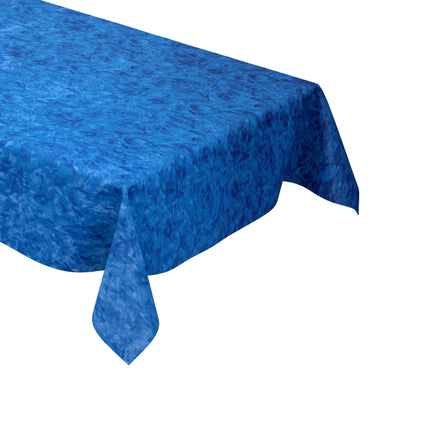 Wachstuch Tischdecke C142602 marmoriert blau eckig rund oval
