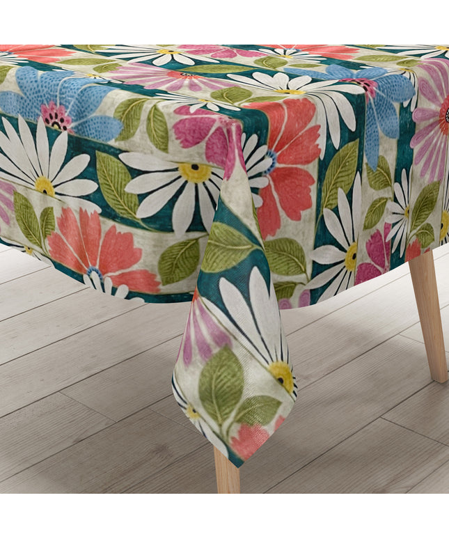 Wachstuch Tischdecke größe Blüten modern