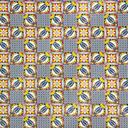 abwaschbare Wachstuchtischdecke pvc eckig rund oval fliesen mosaik kaufen wachstuchshop24 kevkus