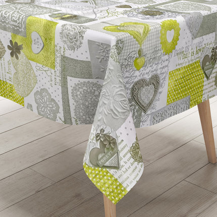 Wachstuch Rolle Meterware Rollenware C146063 Herzen Love Frühling