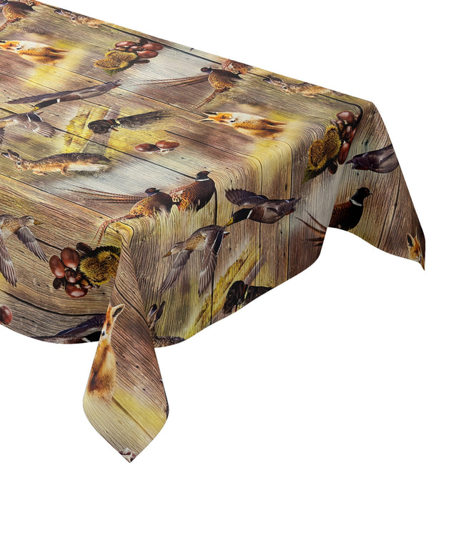 Wachstuch Tischdecke Jagdmotiv