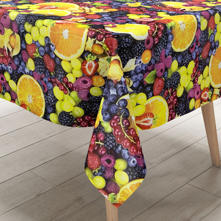 Wachstuchrolle Meterware Rollenware C320 Obst Früchte Beeren Orangen