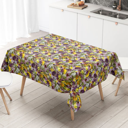 Wachstuchrolle Meterware Rollenware C970 Blüten Stiefmütterchen Wiese