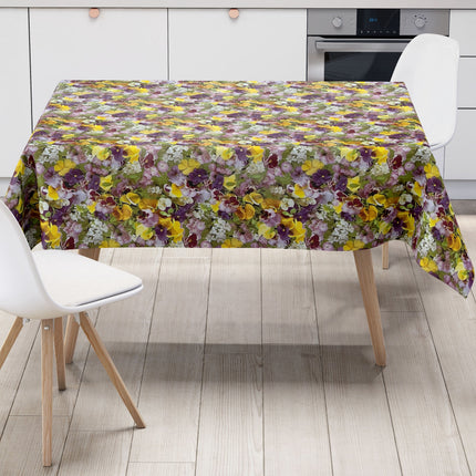 Wachstuchrolle Meterware Rollenware C970 Blüten Stiefmütterchen Wiese