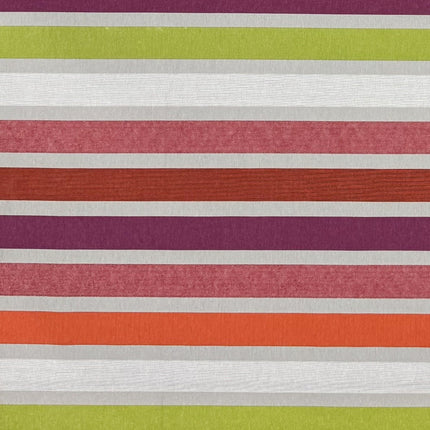 Jacquard Tischdecke aus beschichteter Baumwolle Fleckenschutz CARAVAGIO MULTI bunte Streifen eckig rund oval