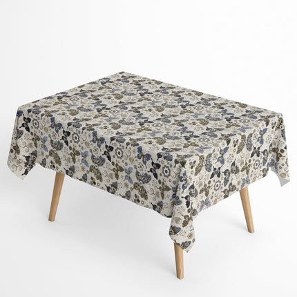 Baumwoll Tischdecke Schmetterlinge