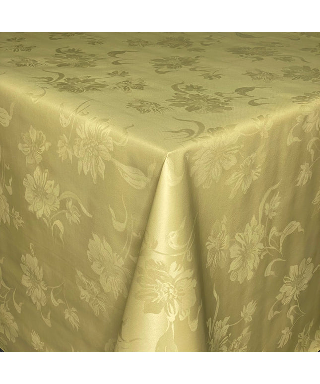 Wachstuch Rolle SONDERPOSTEN gold geprägt floral CI140047 Rollenware