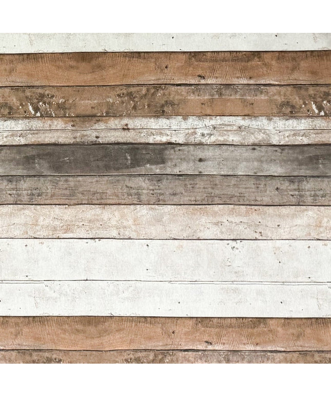 Jacquard Tischdecke beschichtete Baumwolle FleckenschutzCIPRES Holz Holzdielen Alm eckig rund oval