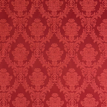 Baumwoll Tischdecke Ornamente rot