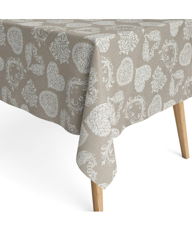beschichtete Baumwolle Herzen Ornamante