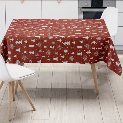 KEVKUS Wachstuch Tischdecke Weihnachten CY60 rot eckig rund oval