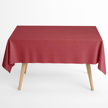 Baumwolltischdecke bordeauxfarben